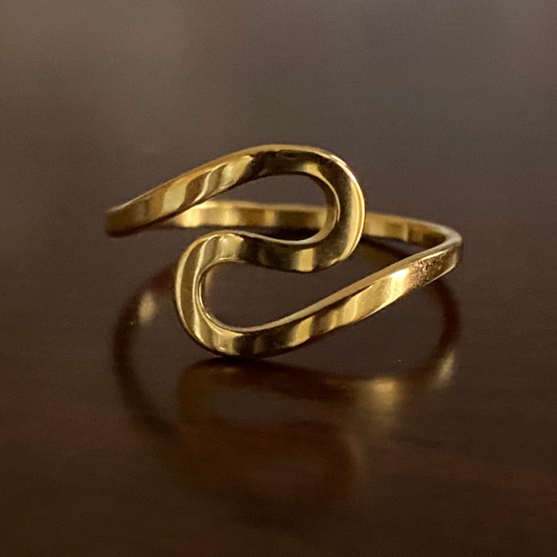 Luxurious Gold Infinity Twist Ring by NueJewelz - Nue Jewelz