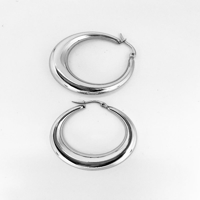 Titanium Huggie Earrings