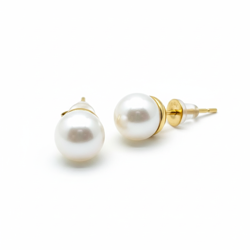 The Classic Pearl Stud - Nue Jewelz 