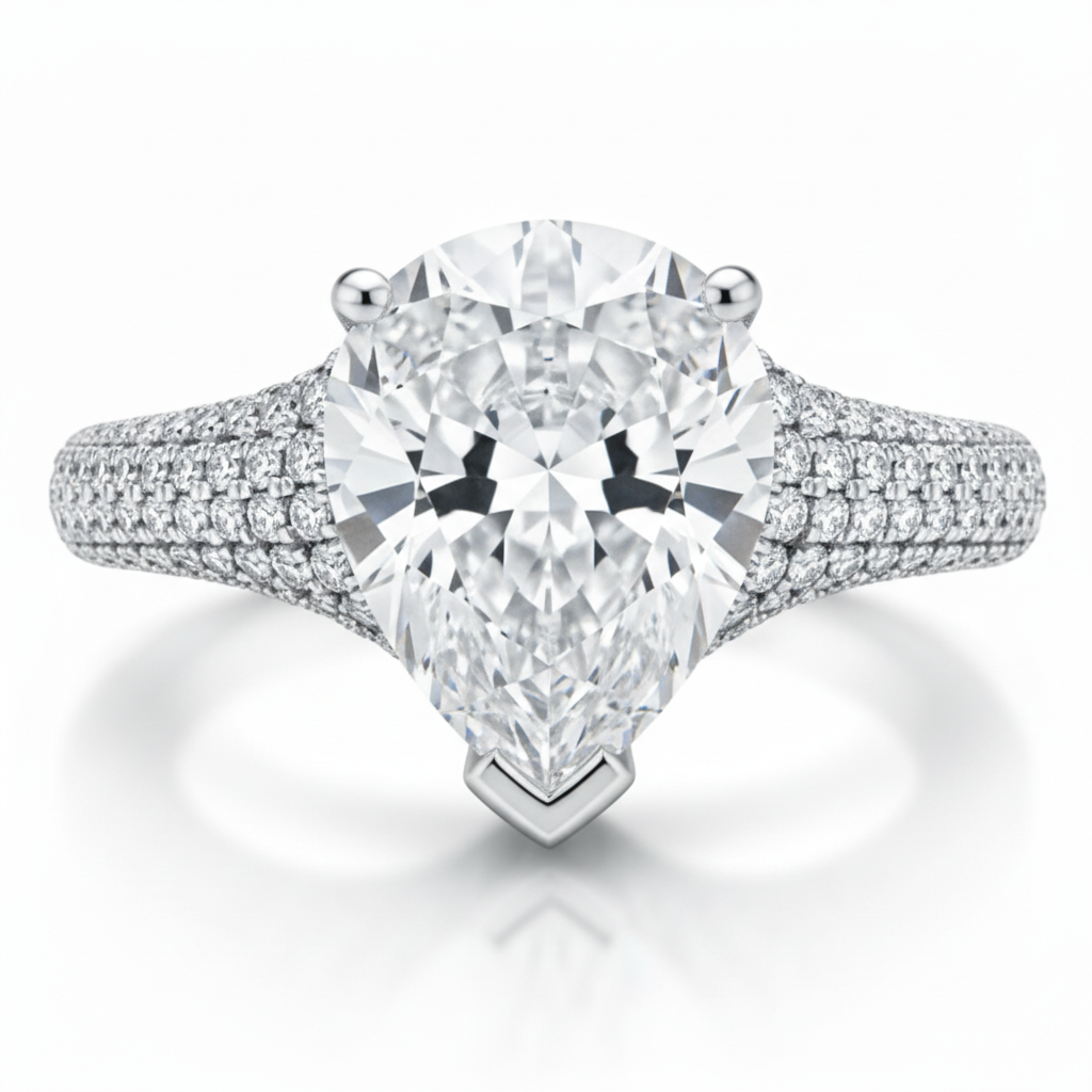 The Starlight Bloom Ring - Detail Close-up
